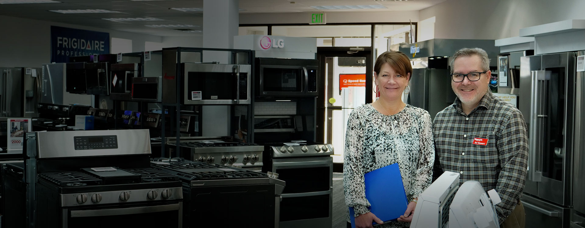 Photo of Nancy Schneider and Ed Stewart - Stewart's TV & Appliance