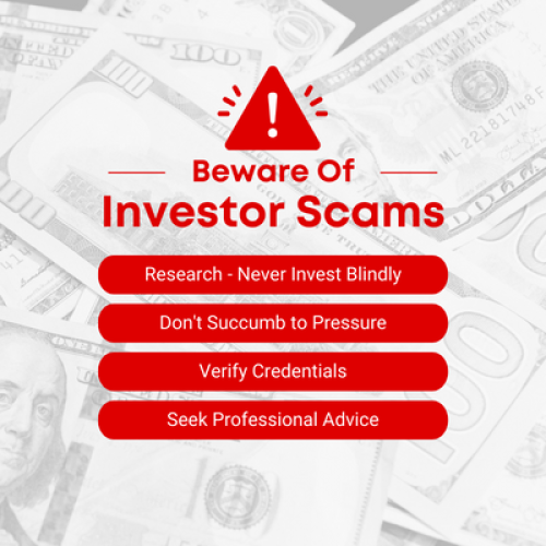 Investor Scams Graphic