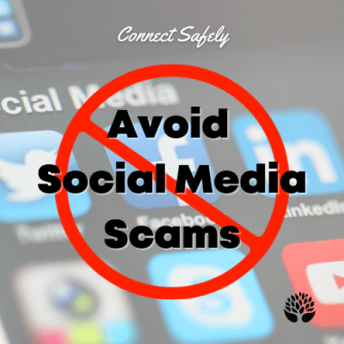 social scams graphic