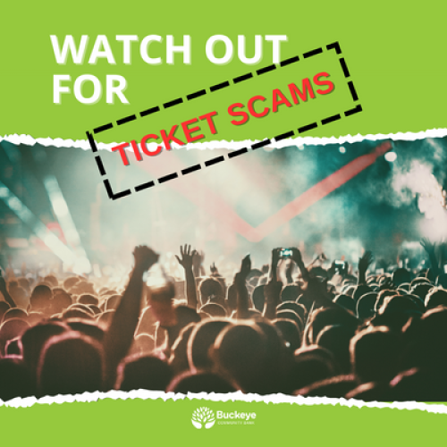 Ticket Scam Graphic